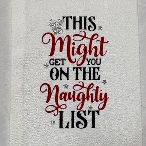 🍷 Canvas Wine Bottle Gift Bag – NWOT 🎄